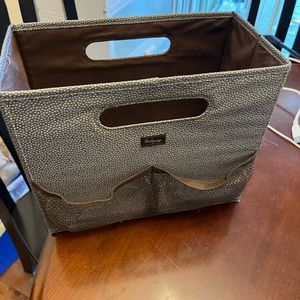 Fold n file storage bin